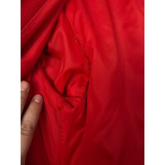 Vintage 60s Betty Rose ILGWU Red White Light Coat Mod Jacket Small Medium Retro - Picture 9 of 9